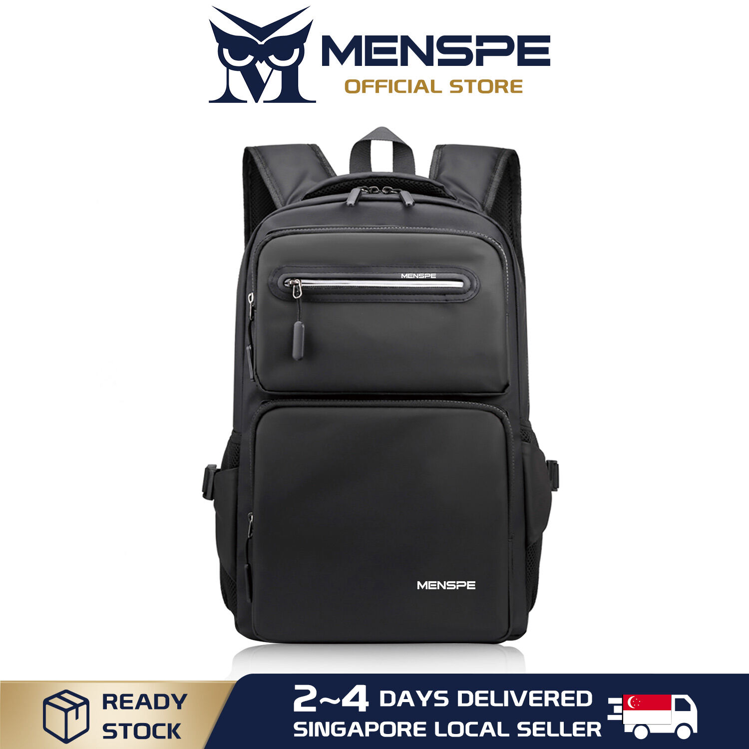 MENSPE Fashion Backpack Men Laptop Backpack Travel Bag Waterproof Backpack Business Bag College Backpack Casual Shoulder Bag Anti Theft Back Pack School Bag for Men Women