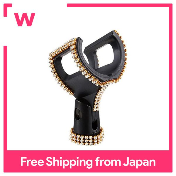 MicFX CRYSTAL CLIPS WIRELESS Gold CRYSTAL SLIP-ON Dedicated Mic Holder