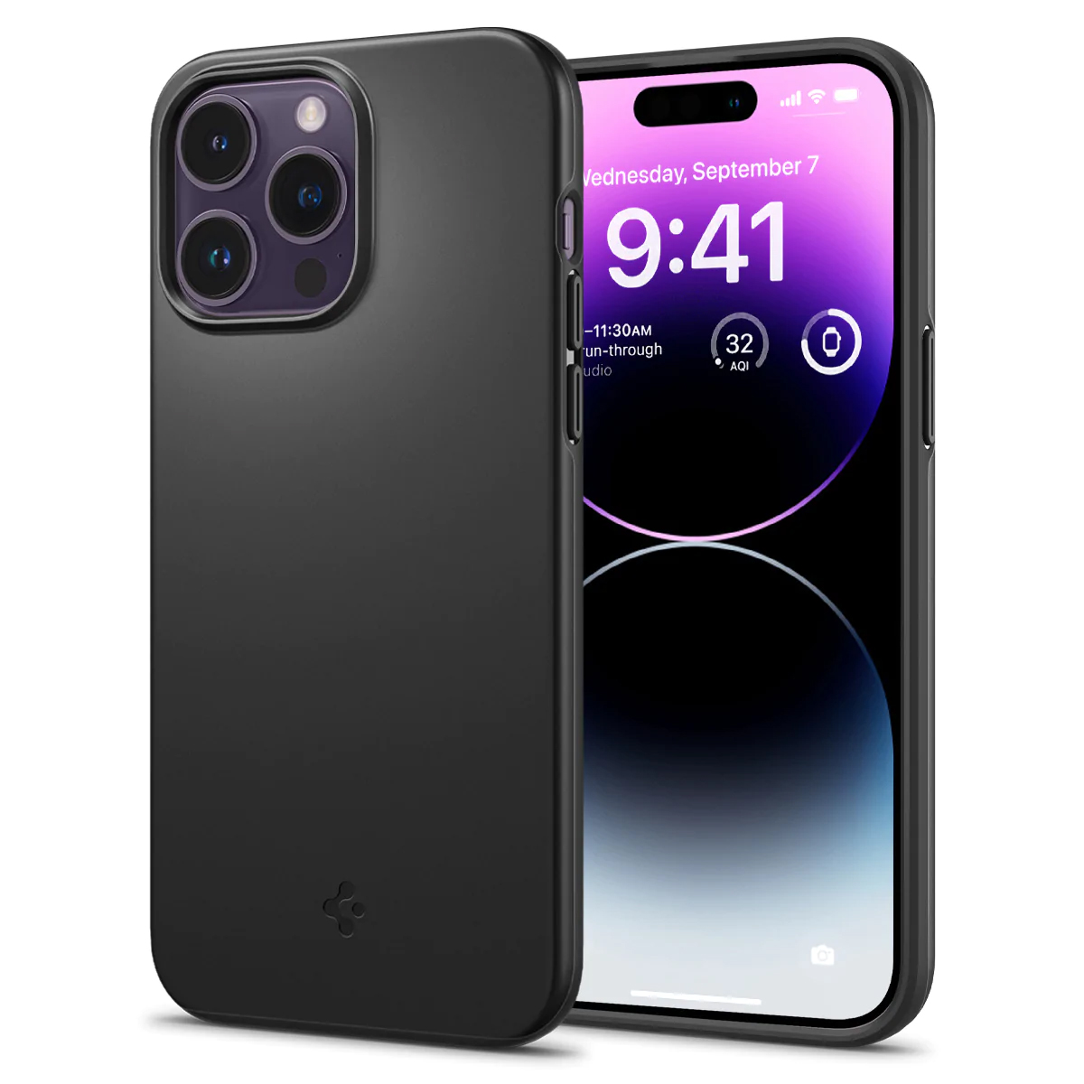 Spigen iPhone 14 Pro Case Thin Fit Upgraded Protection and All Around Slim Coverage Casing iPhone 14 Pro Cover