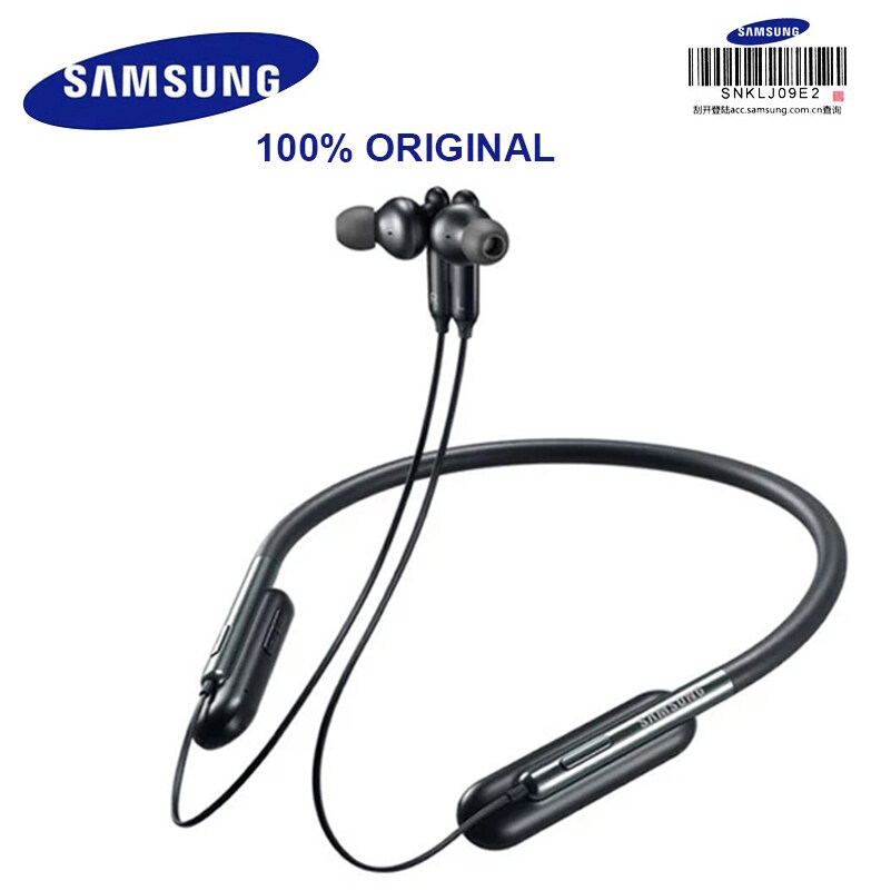 Samsung U Flex Neckband Hearphone with Bluetooth 4.2 Flexible Design Seamless Music Playback for Galaxy S10 EO-BG950