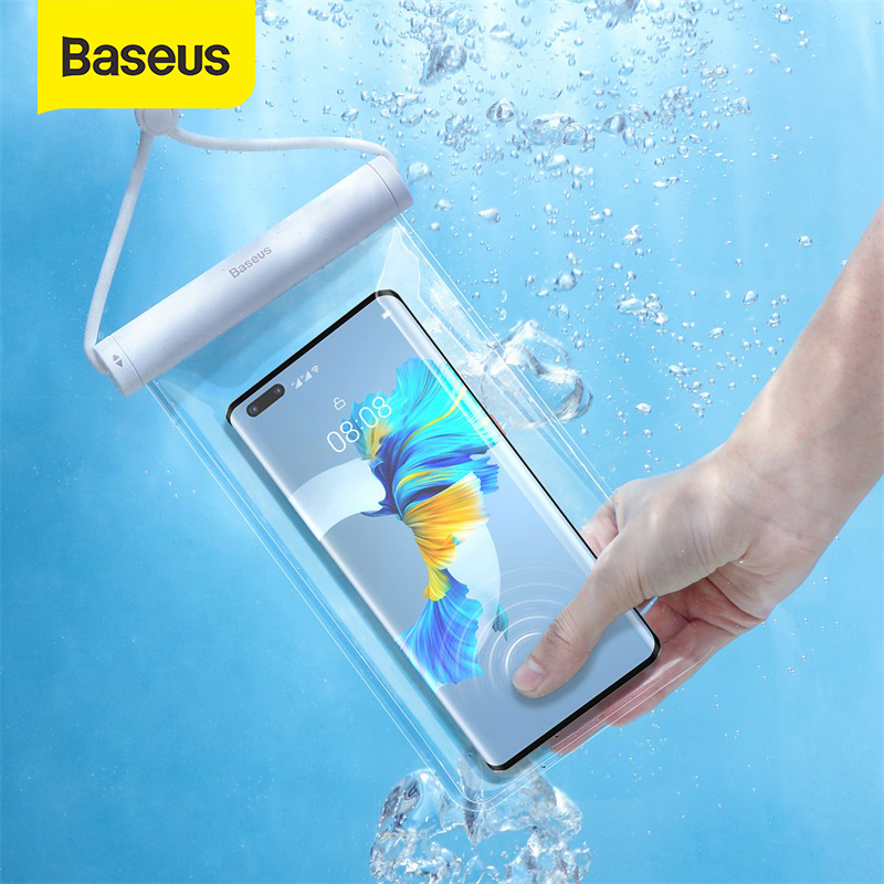 Baseus Waterproof Phone Bag for iPhone 14 13 12 Pro Max Samsung Xiaomi Redmi Swim Universal Protection Cover Water Proof Phone Case
